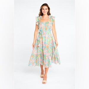 Alden Adair Lilah dress size small in st Barts print